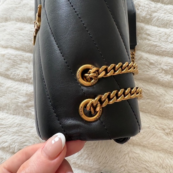 Saint Laurent YSL Small Loulou Chain Leather Shoulder Bag - Picture 11 of 16